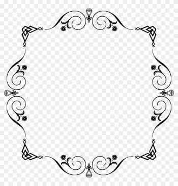 Big Image - Elegant Border Frame Png