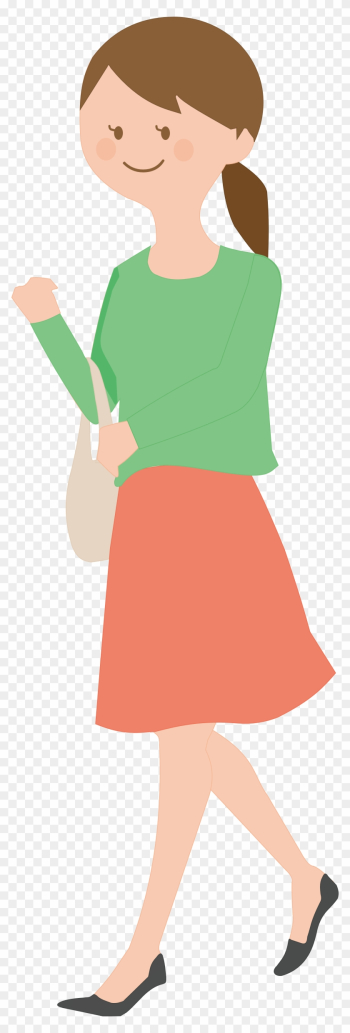 Big Image - Girl Skirt Cartoon Png