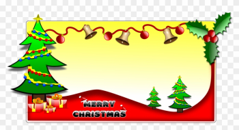 Big Image - Merry Christmas Card Clipart