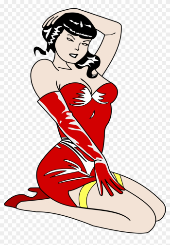 Big Image - Pin Up Girl Clipart