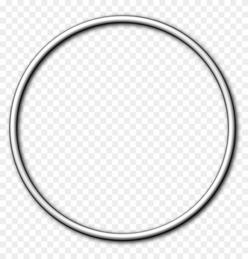 Big Image - Silver Circle Frame Png