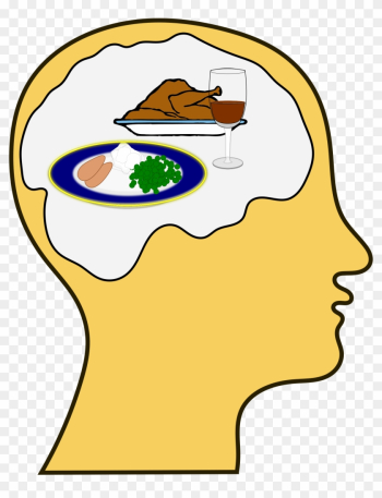 Big Image - Thinking Of Food Clipart