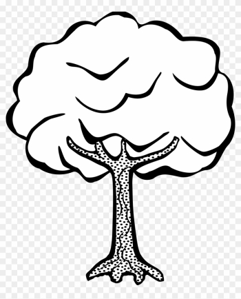 Big Image - Tree Clipart Black And White