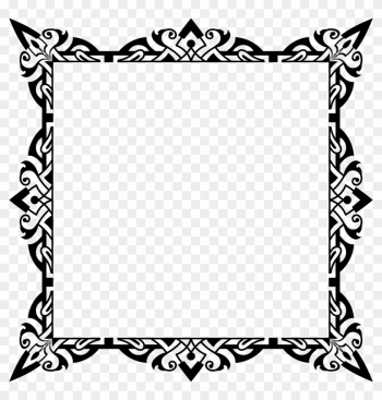 Big Image - Vintage Abstract Borders Transparent