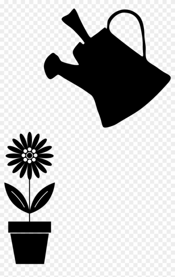 Big Image - Watering Can Flower Png