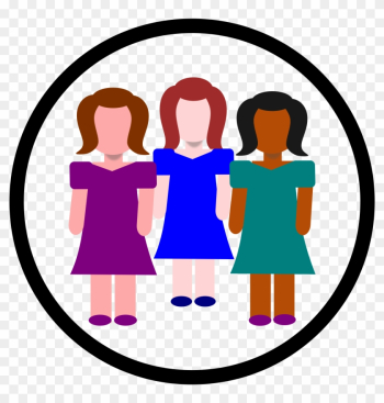 Big Image - Women In Circle Clipart