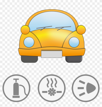 Big Image - Yellow Car Clipart