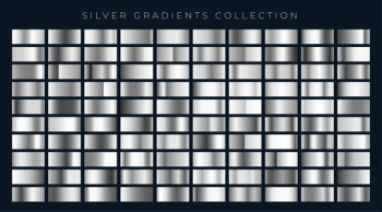 Big set of silver or platinum gradients Free Vector Big set of silver or platinum gradients Free Vector