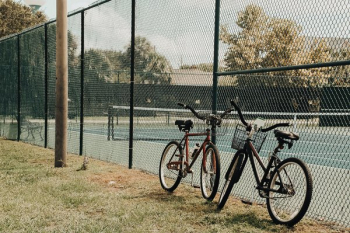 Bikes By Tennis Courts Georgia Bikes By Tennis Courts Georgia