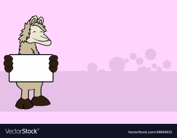 billboard llama character cartoon background billboard llama character cartoon background