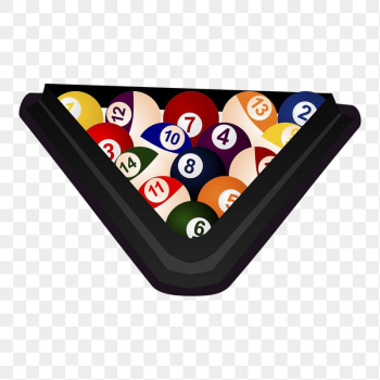 Billiard balls set png sticker, | Free PNG - rawpixel