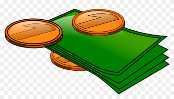 Bills Coins Cash Money Finance Currency Ba - Transparent Background Money Clipart