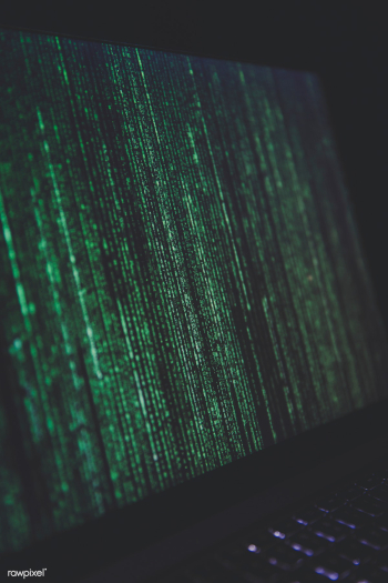 Binary code on a laptop | Free public domain photo - 432895 Binary code on a laptop | Free public domain photo - 432895