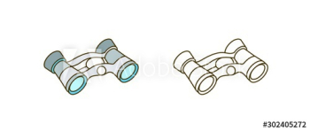 Binoculars vector illustration Binoculars vector illustration