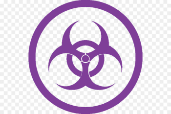 Biological Hazard, Sign, Decal, Purple, Violet PNG