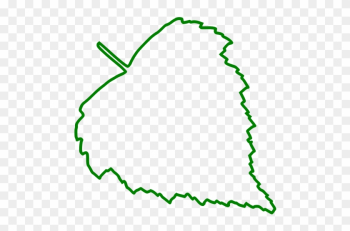 Birch Leaf Outline - Birch Leaf Outline