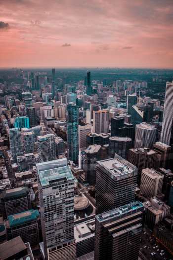 Bird's Eye View of a City Bird's Eye View of a City