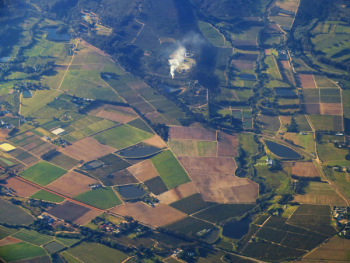 Bird's Eye View Of Farmland Bird's Eye View Of Farmland