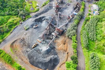 Bird's Eye View of Heavy Equipment Bird's Eye View of Heavy Equipment
