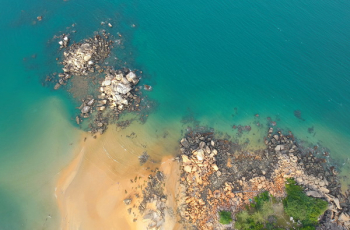 Bird's Eye View of Island Bird's Eye View of Island