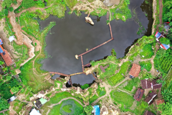 Bird's Eye View of Lake Bird's Eye View of Lake