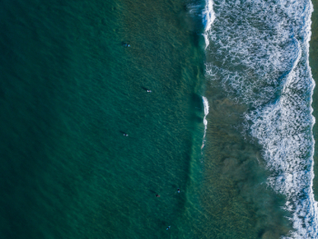 Bird's Eye View of Ocean Bird's Eye View of Ocean