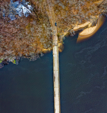 Bird's Eye View Photo Of Bridge Bird's Eye View Photo Of Bridge