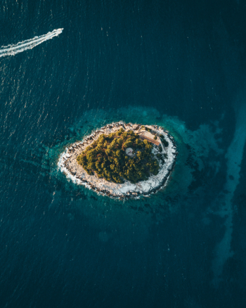Bird&#39;s Eye View Photography Of Island