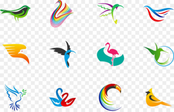Bird Cygnini Logo - Color art bird swan Bird Cygnini Logo - Color art bird swan