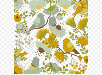 Bird Flower color shading background Bird Flower color shading background