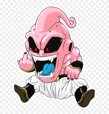 Bird Is The Word Coloured By Saiyan-frost - Dragon Ball Z Chibi Buu