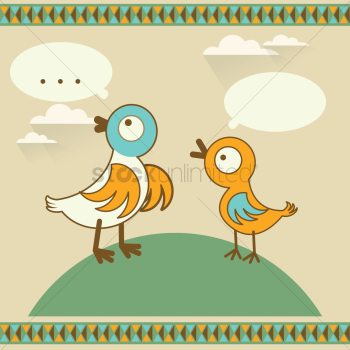Birds chatting Birds chatting