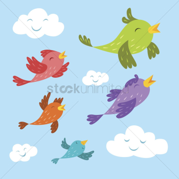 Birds flying Birds flying
