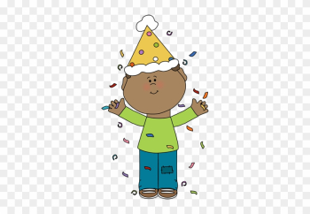 Birthday Boy With Confetti - Birthday Boy Clipart Birthday Boy With Confetti - Birthday Boy Clipart
