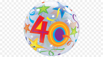 Birthday cake Balloon Party Happy Birthday to You - Balloon Party Gold Birthday Foil - Gold Number 
