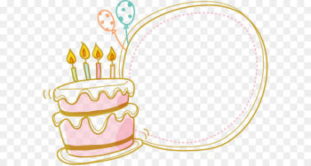 Birthday cake - Cake Border Birthday cake - Cake Border