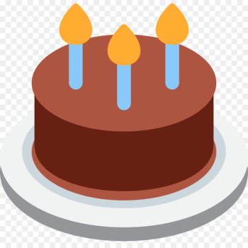 Birthday cake Christmas cake Chocolate cake Emoji - chocolate cake 