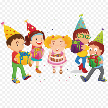 Birthday cake Happy Birthday to You Childrens party - Birthday party poster 
