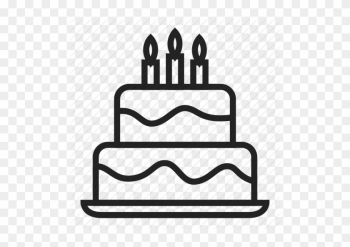 Birthday Cake Icon Clipart Birthday Cake Tart - Birthday Cake Outline Png