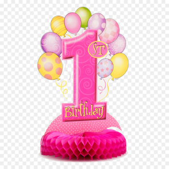 Birthday cake Party Balloon Centrepiece - 1st Birthday cake Party Balloon Centrepiece - 1st