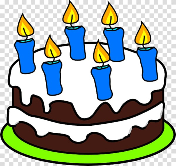 Birthday cake Wedding cake Cupcake Chocolate cake , Birthday Cakes With Candles transparent background PNG clipart