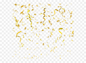 Birthday cake Wedding invitation Party Birthday customs and celebrations - Gold spiral ribbon floating material 