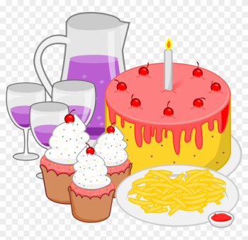 Birthday Celebration Clipart 12, - Party Food Clipart Birthday Celebration Clipart 12, - Party Food Clipart
