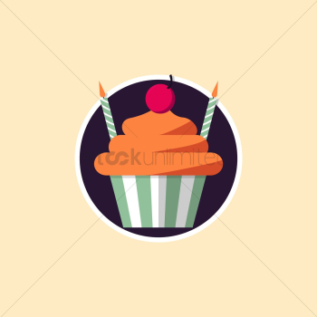 Birthday cupcake Birthday cupcake