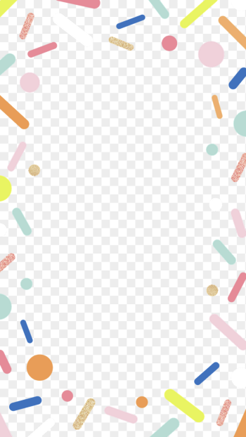 Birthday frame png celebrate confetti | Free PNG - rawpixel