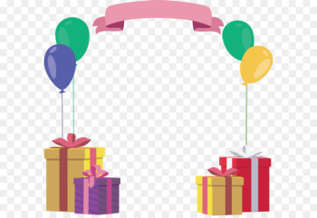 Birthday Gift - Gift box BALLOON Birthday frame Birthday Gift - Gift box BALLOON Birthday frame