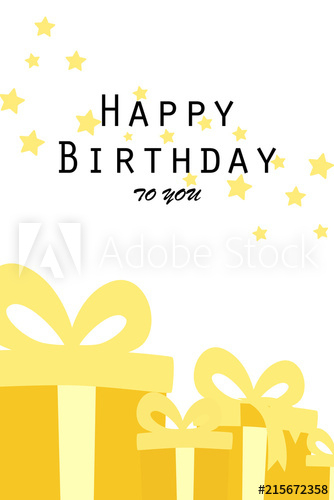 Birthday greeting card Birthday greeting card