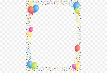 Birthday Party Clip art - Ribbon border Birthday Party Clip art - Ribbon border