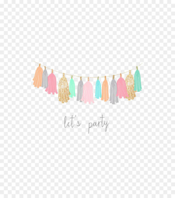 Birthday Party Wallpaper - Cartoon ribbon 