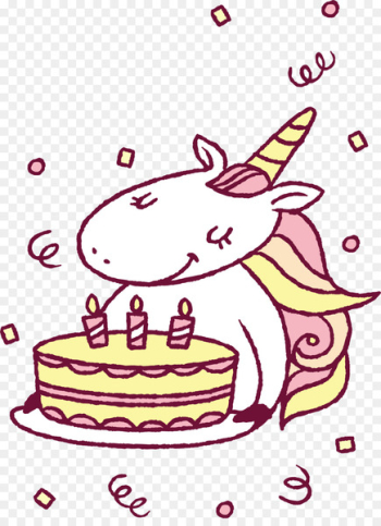 Birthday Unicorn Greeting card - A lovely birthday Unicorn Birthday Unicorn Greeting card - A lovely birthday Unicorn